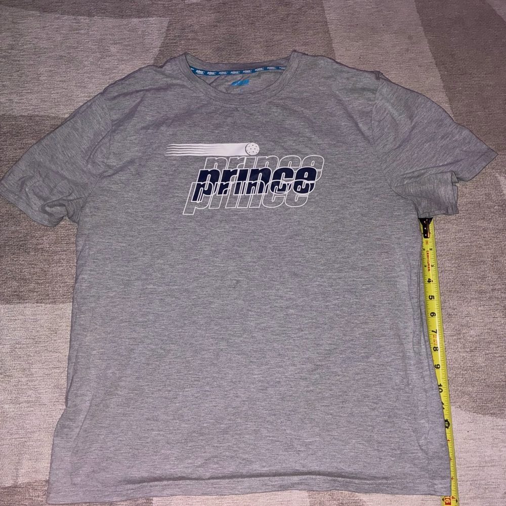 Prince Gray Short Sleeve Pickleball Tee